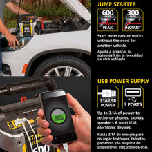 Load image into Gallery viewer, Amp 12V Jump Starter with LED Light and USB
